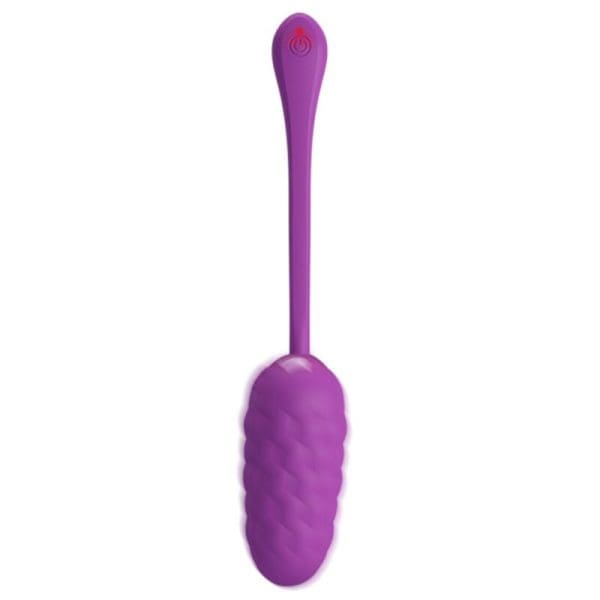 PRETTY LOVE - VIBRATING EGG WITH PURPLE RECHARGEABLE MARINE TEXTURE 4